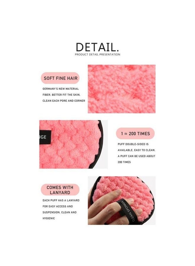 Aternal Reusable Makeup Remover Pads - Reusable Makeup Remover Cloths - Reusable Face Pads, Makeup Eraser for All Skin Types - Washable Microfiber Makeup Remover Face Cloths Pack of 1 with 5 Pieces Blender Jar - Image 3
