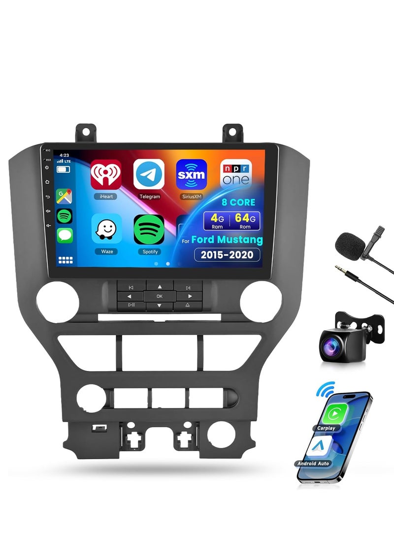 Android Car Stereo for Ford Mustang 2015 2016 2017 2018 2019 1GB RAM 32GB ROM Mirror-Link Wi-Fi BT, Radio GPS Navigation, 9 Inch IPS Touch Screen with Backup Camera Included - pzsku/Z0C6A18A736CAC432C0EAZ/45/_/1727253739/6cc1516b-4a17-45a3-947d-9a591ebe7851