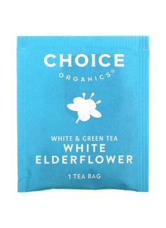 Choice Organic Teas Choice Organic Teas, White & Green Tea, White Elderflower, 16 Tea Bags, 0.85 oz (24 g)  - Image 3