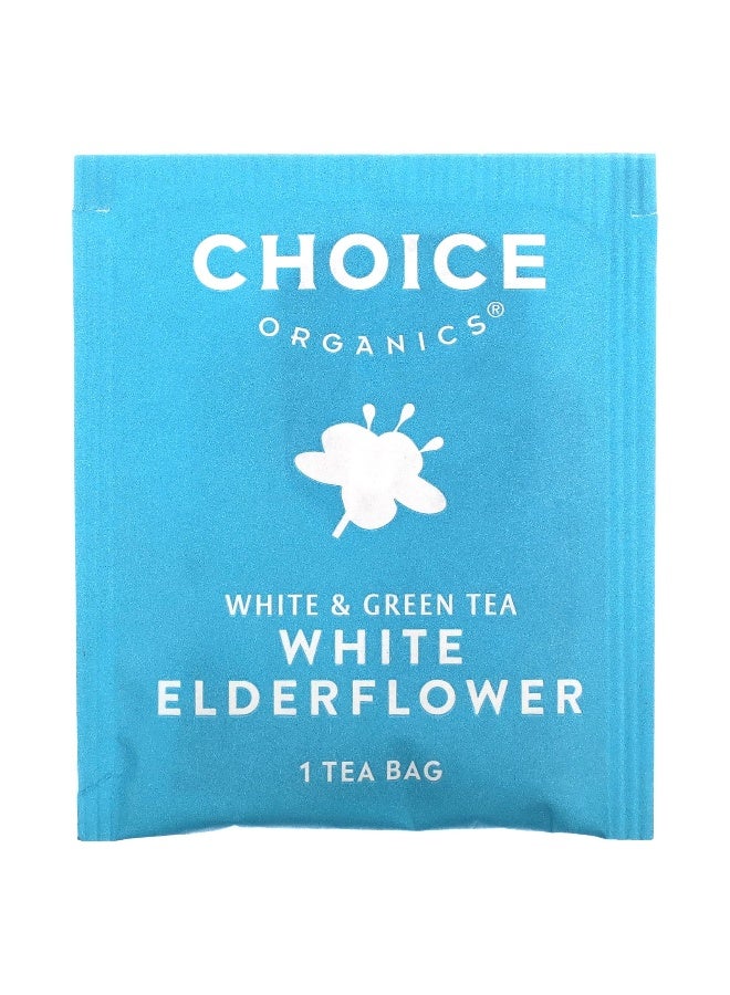 Choice Organic Teas Choice Organic Teas, White & Green Tea, White Elderflower, 16 Tea Bags, 0.85 oz (24 g)  - Image 3