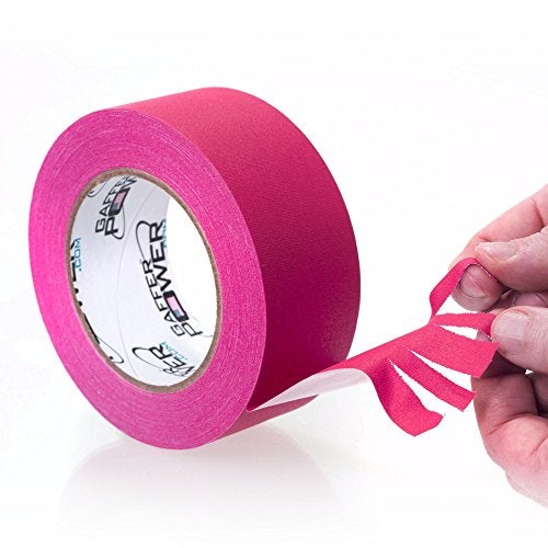 Gaffer Power Real Professional Grade Gaffer Tape, Made in The USA, | Durable, Versatile | Weather Resistant | Leaves No Residue | Fluorescent Pink Tape, 2 in x 30 Yds - Image 2