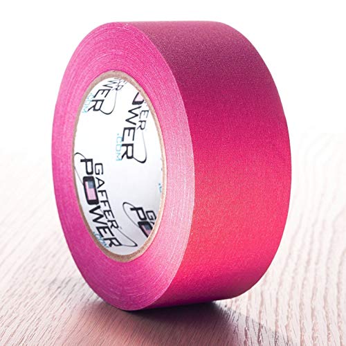 Gaffer Power Real Professional Grade Gaffer Tape, Made in The USA, | Durable, Versatile | Weather Resistant | Leaves No Residue | Fluorescent Pink Tape, 2 in x 30 Yds - Image 1