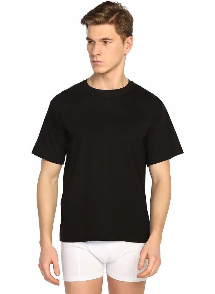 Seher Yıldızı Morning Star 12 Pieces Morning Star Men's Combed Cotton O Neck Colorful