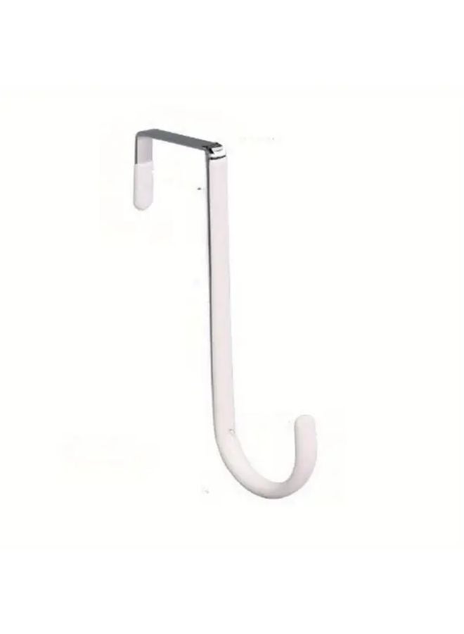 2pcs Black Over The Door Hooks For Hanging Clothes Towels Hats Coats And Bags - Image 4