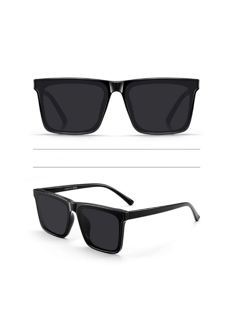 Generic Summer sun protection sunglasses, 2025 new high-end style, square-framed UV-resistant and strong light sunglasses, suitable for both men and women  - Image 1