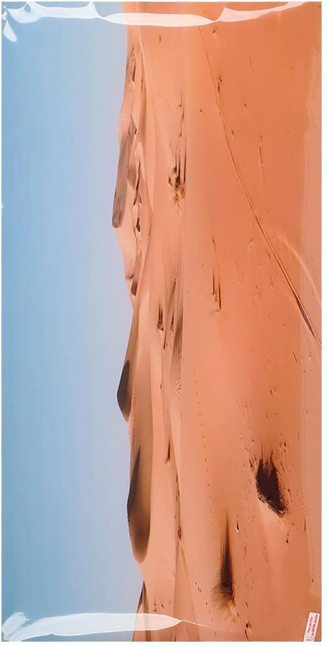 ملصق حوض أسماك من PVC قابل للالتصاق ذاتي بتصميم صحراوي ثلاثي الأبعاد، خلفية لتزيين حوض الأسماك بمناظر تحت الماء واقعية، مناسب لأحواض المياه العذبة والمالحة (61 * 30 سم) - Image 4