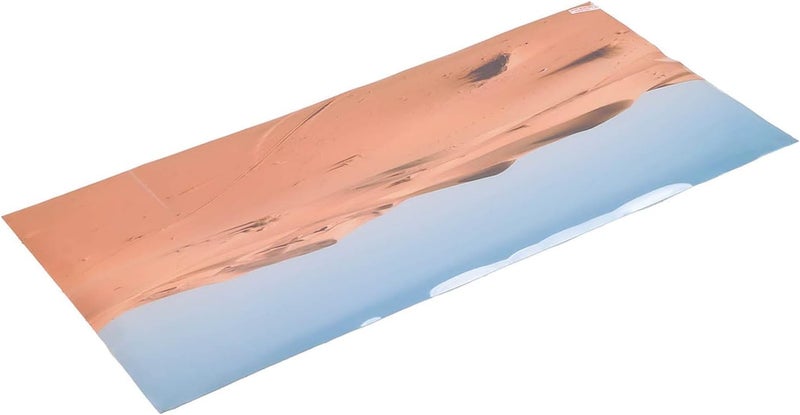 ملصق حوض أسماك من PVC قابل للالتصاق ذاتي بتصميم صحراوي ثلاثي الأبعاد، خلفية لتزيين حوض الأسماك بمناظر تحت الماء واقعية، مناسب لأحواض المياه العذبة والمالحة (61 * 30 سم) - Image 3