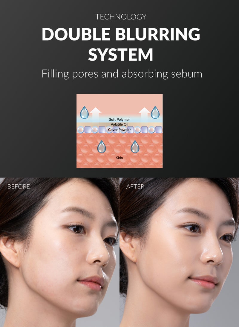 Terrazen Perfect Finish Cushion Foundation Anti Wrinkle Flawless Longwear Korean BB Cream SPF50+ - Glow Finish Natural Coverage, Moisturizing, Lightweight, Whitening (#23N, 0.15 g) - Image 4