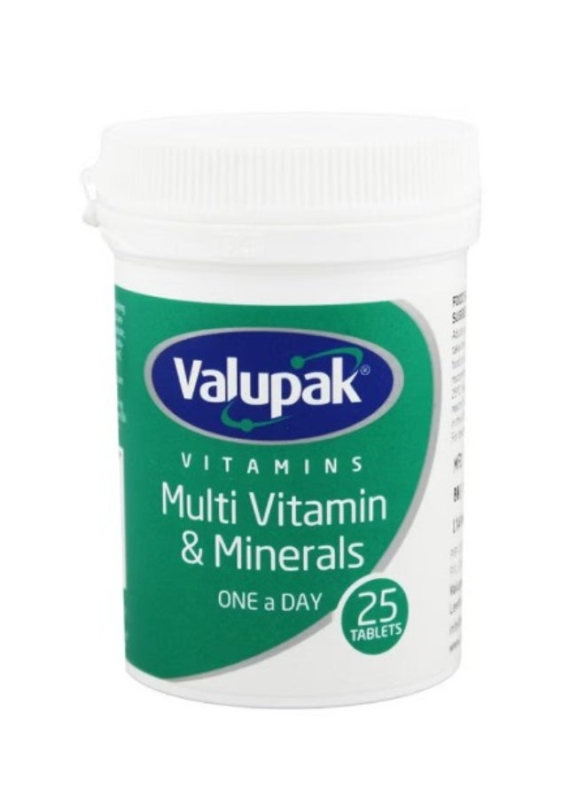 Multivitamin And Minerals One-A-Day Tablet 25'S