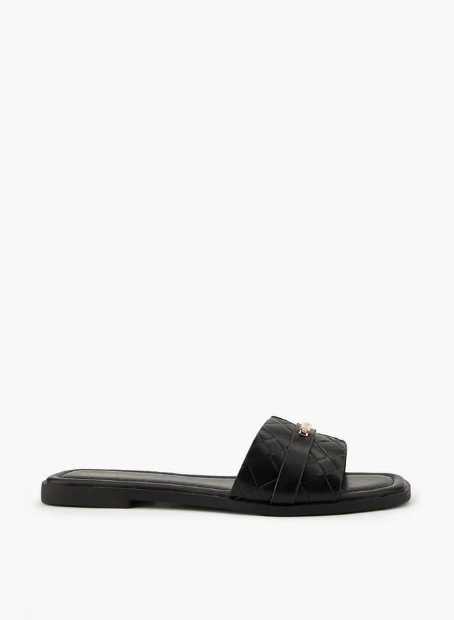 Celeste Women's Textured Slip-On Sandals