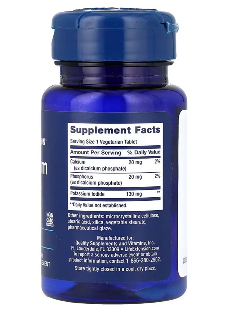 لايف إكستنشن يوديد البوتاسيوم ، 130 ملجم ، 14 قرصًا نباتيًا - Image 2