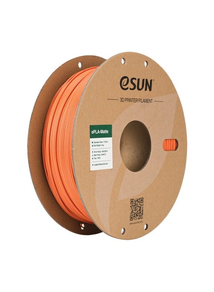 إي صن eSUN Matte PLA 3D خيوط الطابعة، PLA 1.75 مم، دقة الأبعاد +/- 0.05 مم، 1 كجم بكرة (2.2 رطل) خيوط للطابعات ثلاثية الأبعاد، يوسفي - Image 1
