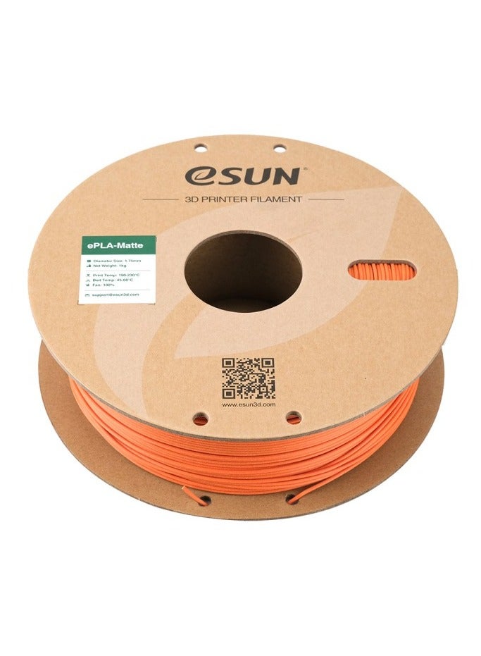 إي صن eSUN Matte PLA 3D خيوط الطابعة، PLA 1.75 مم، دقة الأبعاد +/- 0.05 مم، 1 كجم بكرة (2.2 رطل) خيوط للطابعات ثلاثية الأبعاد، يوسفي - Image 2