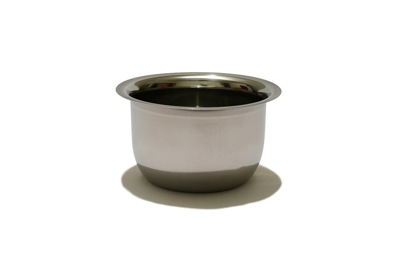 GS KITCHENWARE GS Stainless Steel Tea Cup/Glasses Mini Traditional Tea/Coffee Milk Serving Cup/Glass Patra Pela, Set of 2, Length 8 cm, 100 ML, Silver - Image 4