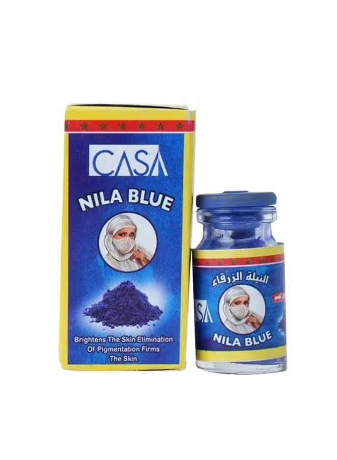 Natural Blue Indigo Powder for Skin Brightening & Tone Correction – Traditional Moroccan Glow – 5g