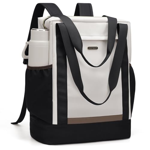 GOLF QUALITY Laptop Backpack for WomenAdjustable Tote Work Business BackpackTravelPersonal Carry On Bag173InchWBlack - Image 1