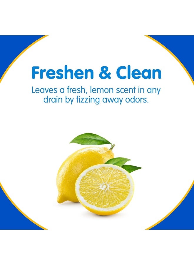 Plink Fizzy Drain FreshenerPrevents Buildup And Maintains A Clear DrainRemoves Drain OdorLemon Scent6 Tablets  - Image 3