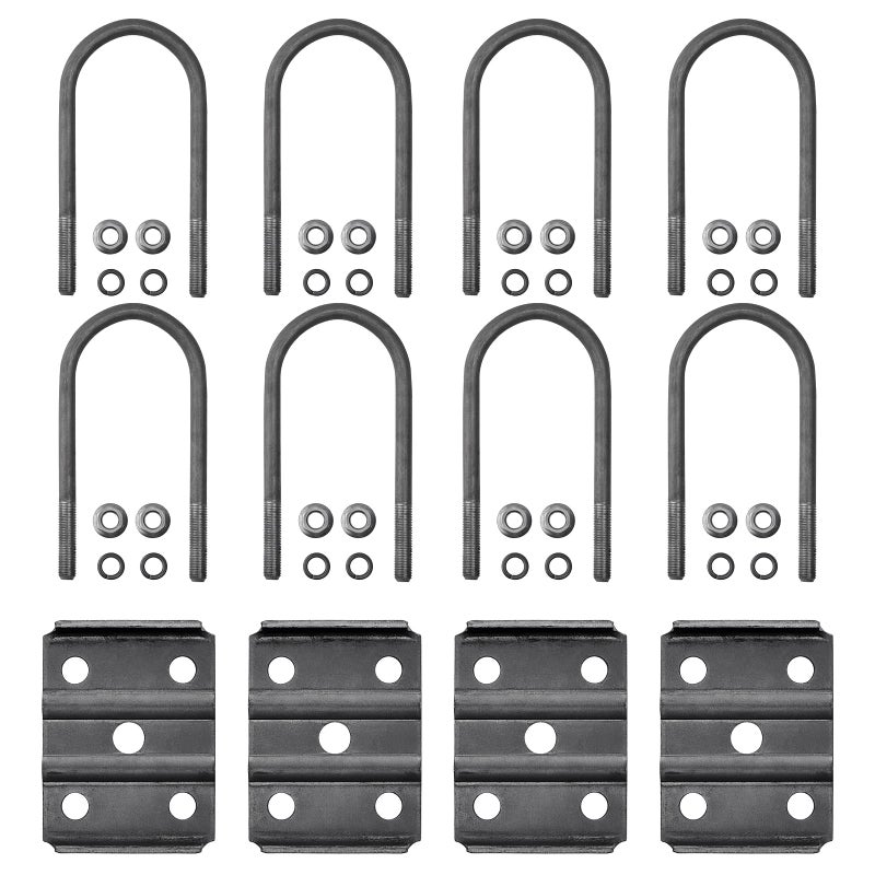 SPARKWHIZ Trailer U Bolt Kit 7 inch for 5 200-7 000 lb Trailer Axle  3"" Round Axle  1/2  Diameter  2"" Thread Pitch  2 Pack - Image 1