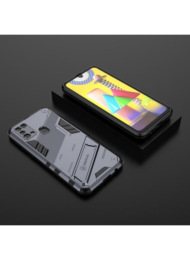 erorex Case For Samsung Galaxy M31 Punk Armor 2 in 1 PC + TPU Shockproof Case with Invisible Holder - Image 2