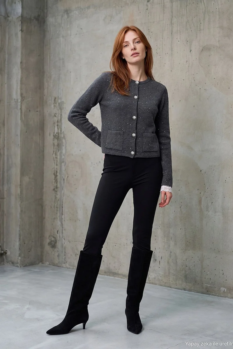 DILVIN Women's Knit Cardigan