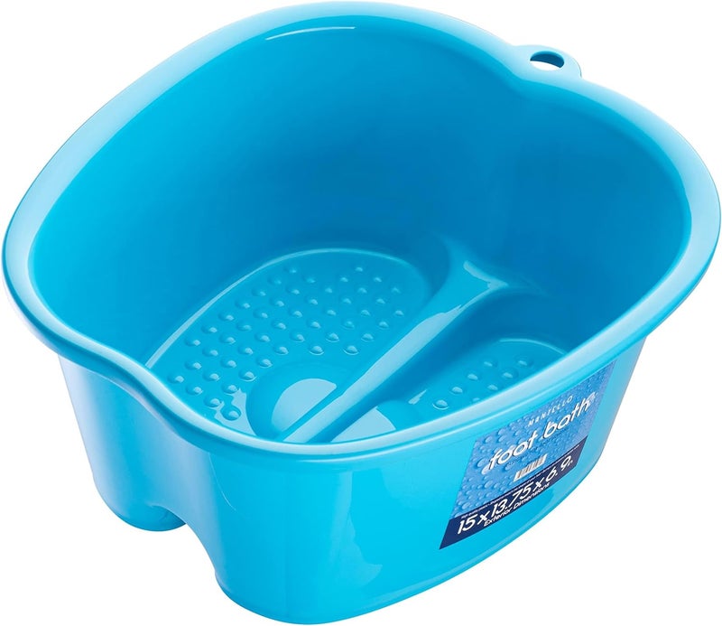 Mantello Foot Bath, Extra Large, Foot Soaking Tub - Pedicure Bowl - Foot Soak Tub (Blue) - Image 1