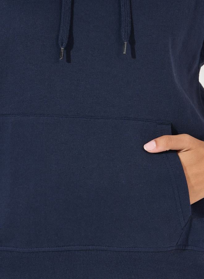 Styli Regular Fit Sleeveless Hoodie with Dropped Shoulder  - Image 5