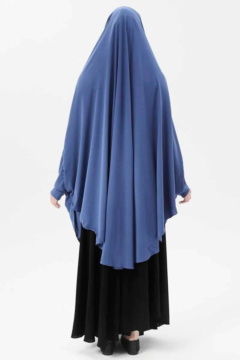 التوبة Women's Hijab Medina Silk Sheet Top with Veil Soufflé Hijab
