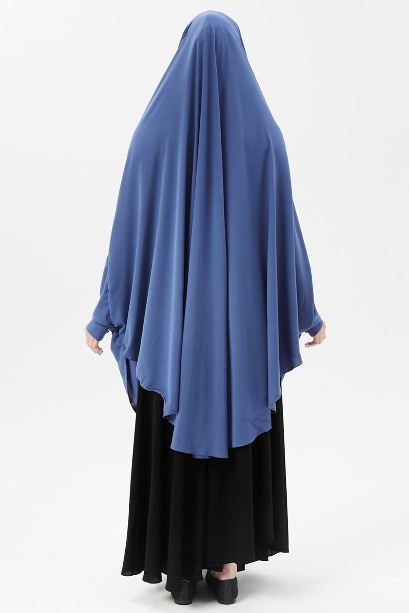 Altobeh Women's Hijab Medina Silk Sheet Top with Veil Soufflé Hijab - Image 2