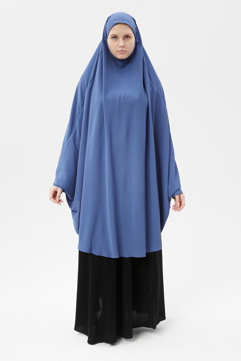 Altobeh Women's Hijab Medina Silk Sheet Top with Veil Soufflé Hijab - Image 1
