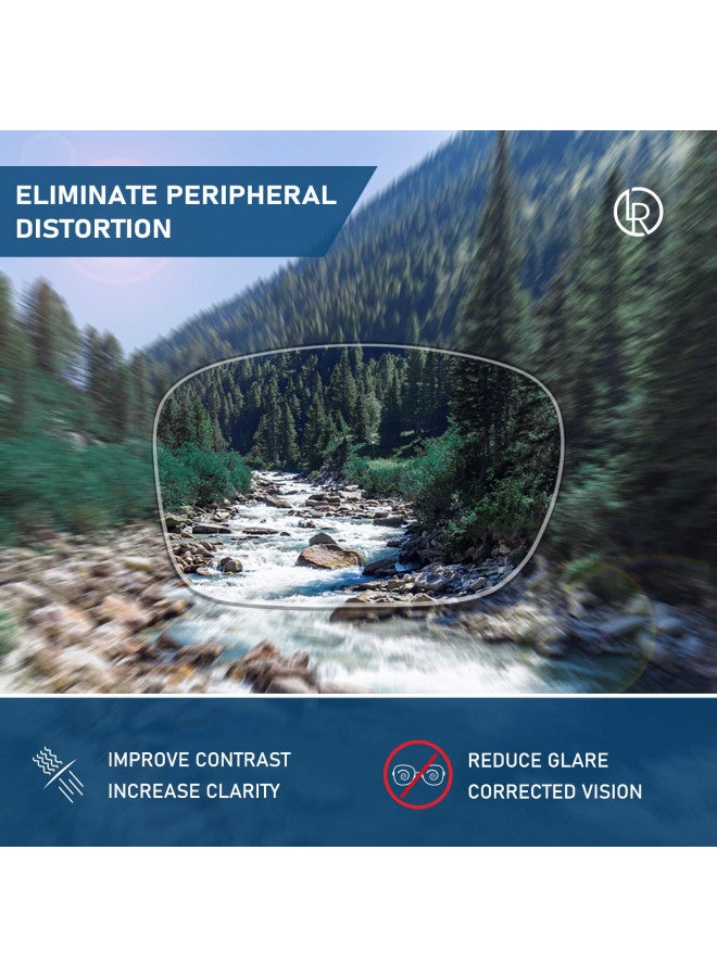 LenzReborn Polarized Lens Replacement for Oakley Double Edge OO9380 Sunglass - Rust Brown - Polarized - Image 3