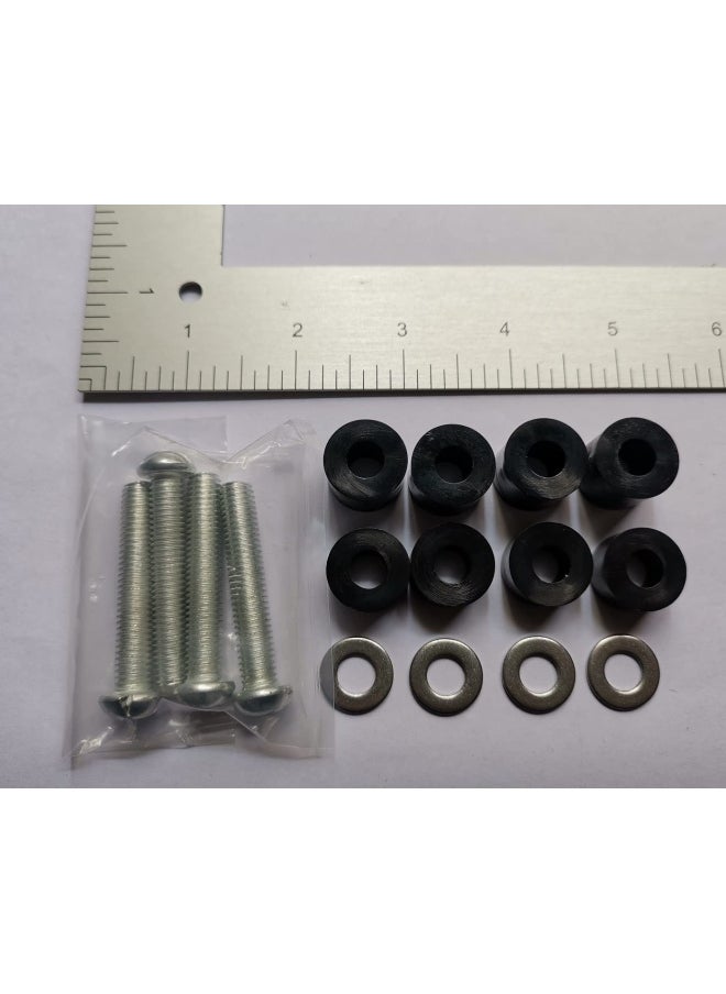 Generic - M8 Screws For Samsung Tv M8X45Mm Tv Mounting Bolts Screws For Samsung Tv With 25Mm Long Spacers - Image 1
