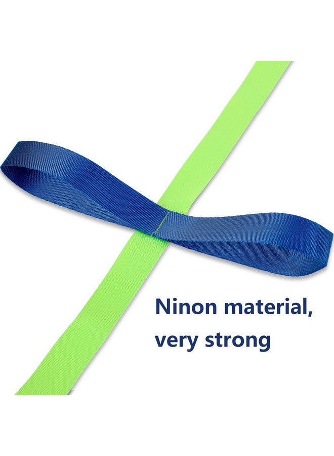 TecUnite تيك يونايت 2 عبوات حبل مشي قصير مع 12 مقبض حبل أمان خارجي لرعاية الأطفال لمرحلة ما قبل المدرسة للأطفال الصغار، 12 طفل 2 بالغين (لون جديد) - Image 4