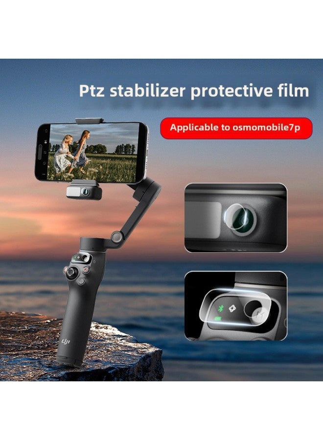 Suitable For OSMO Mobile 7P Special Handheld Gimbal Stabilizer To Protect Anti-scratch And Wear-resistant Nano-film-Colour:For DJI Osmo Mobile 7p-2suit+stabilizer Wrist Strap Regular Version-black Gimbal Stabilizer Protective Film - Image 2