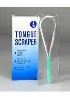 Generic Tongue Scraper, Reusable Loop-Style Tongue Cleaner for Adults to Promote Fresher Breath and Improve Oral Hygiene – 1 Piece  - Image 1