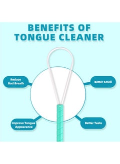 Generic Tongue Scraper, Reusable Loop-Style Tongue Cleaner for Adults to Promote Fresher Breath and Improve Oral Hygiene – 1 Piece  - Image 3