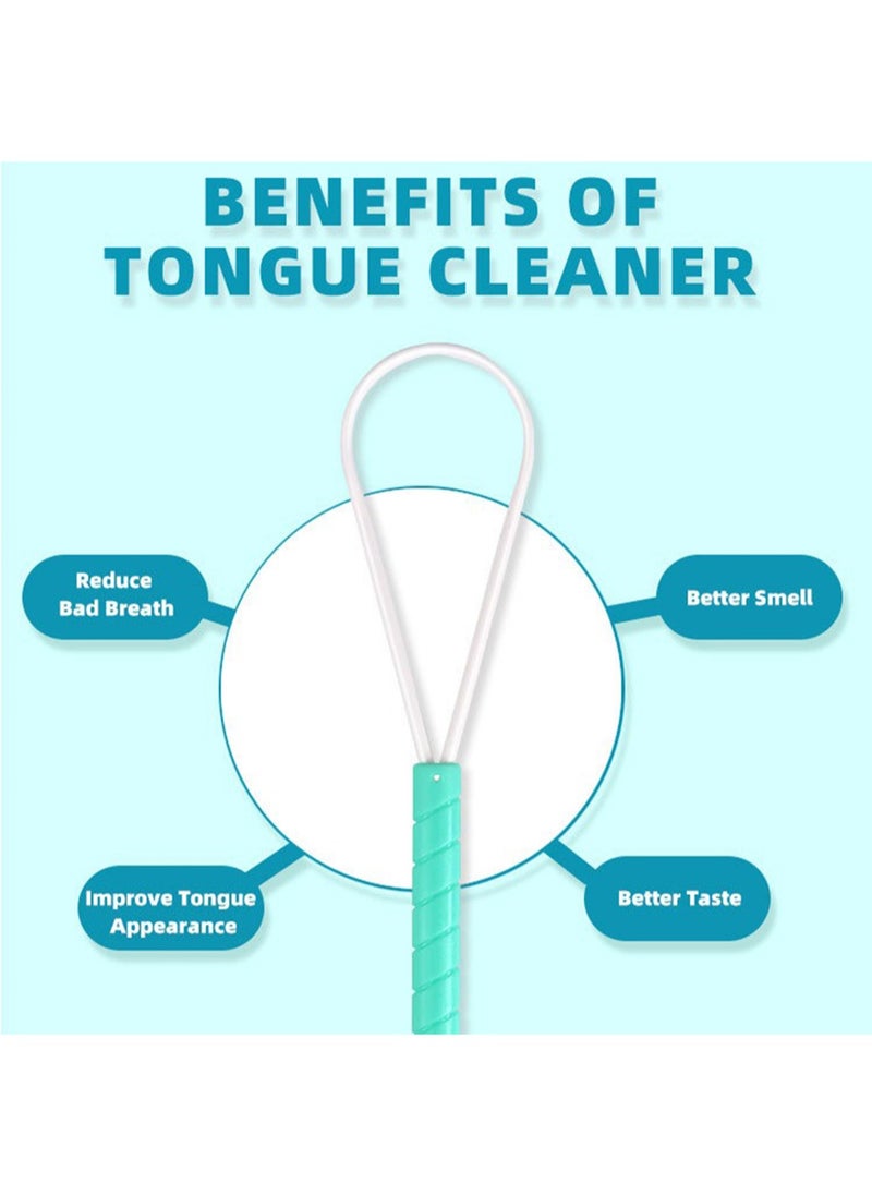 Generic - Tongue Scraper, Reusable Loop-Style Tongue Cleaner for Adults to Promote Fresher Breath and Improve Oral Hygiene – 1 Piece - Image 1