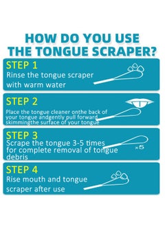 Generic Tongue Scraper, Reusable Loop-Style Tongue Cleaner for Adults to Promote Fresher Breath and Improve Oral Hygiene – 1 Piece  - Image 5