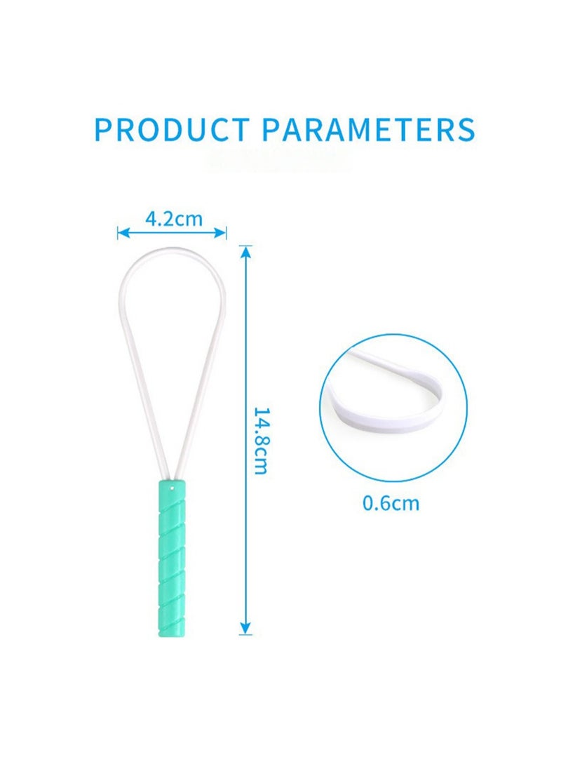 Generic - Tongue Scraper, Reusable Loop-Style Tongue Cleaner for Adults to Promote Fresher Breath and Improve Oral Hygiene – 1 Piece - Image 1