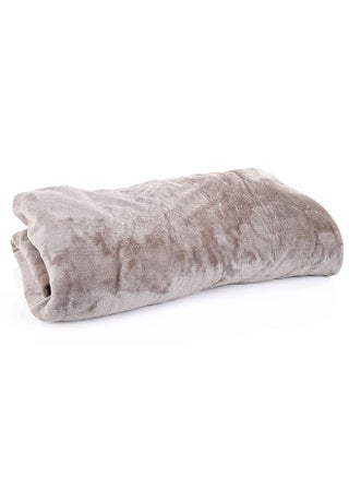 Lightweight Blanket 250 GSM Extra Soft Premium Microfiber Bed and Sofa Throw in Mocha - Size 130x152cm - pzsku/Z0C6BBD020A686D30EC12Z/45/1746230001/446426cf-35c4-4b0d-93e5-d6ca4d3c044e