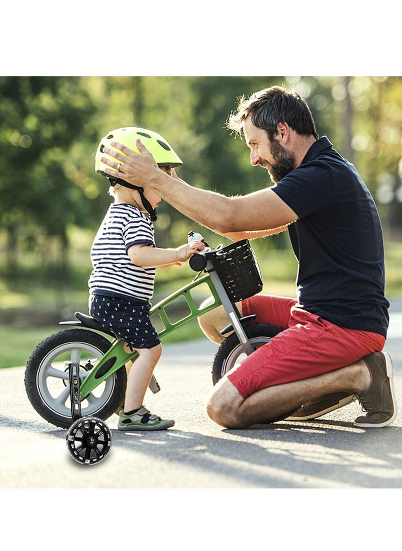 KASTWAVE Bicycle Training Flash Wheels, Children's Bike Stabilizers Support Wheels, Kids Bike Steel Frame for Boys Girls 12 14 16 18 20 Inch, Bicycle Riding Safety Equipment  - Image 5