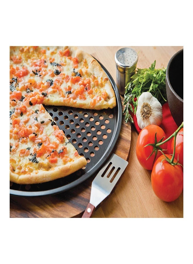 Pizza Pan Tray Black 32.5x32.5x1.5cm - Image 4