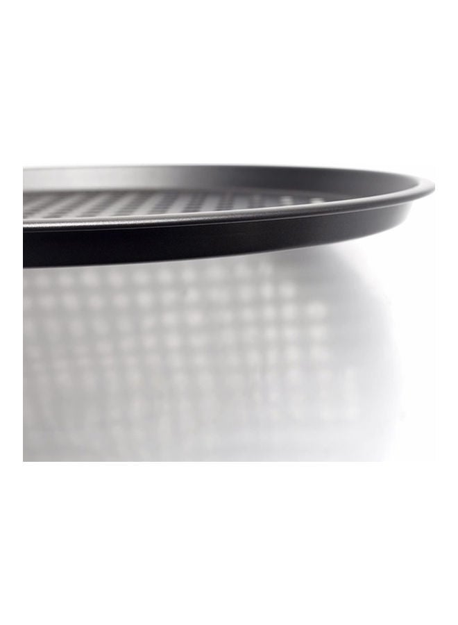 Pizza Pan Tray Black 32.5x32.5x1.5cm - Image 3