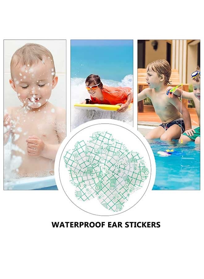 50 PCS Silicone Gel Ear Stickers, PU Material Film, Baby Bath Ear Stickers, Baby Ear Safety Stickers Waterproof, Anti-Wear Shoe Stickers, Heel Blister Protection, Invisible Patch (Transparent Color) - Image 5