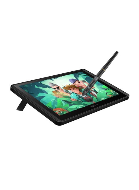 IPS Graphics Drawing Tablet Monitor 11.6 Inch Size 1366x768 Display 8192 Pressure Level Passive Technology with Tilt Function Support Windows MacOS USB-Powered with Interactive Stylus Pen