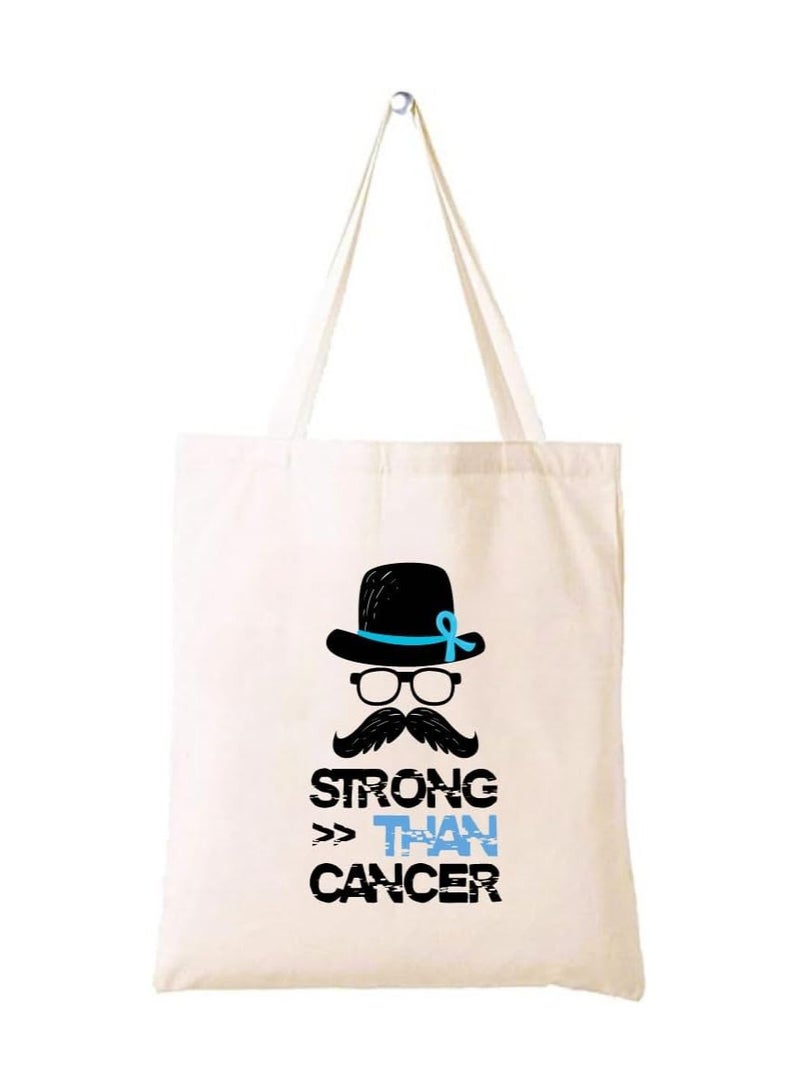 PRINTSHOP4ME Movember Awareness Cotton Jute Bag Eco-Friendly Tote For Supporting Men's Health Initiatives Ideal For Events,Fundraisers And Everyday Use Perfect For Supporting ProstateCancer Initiatives - Image 1