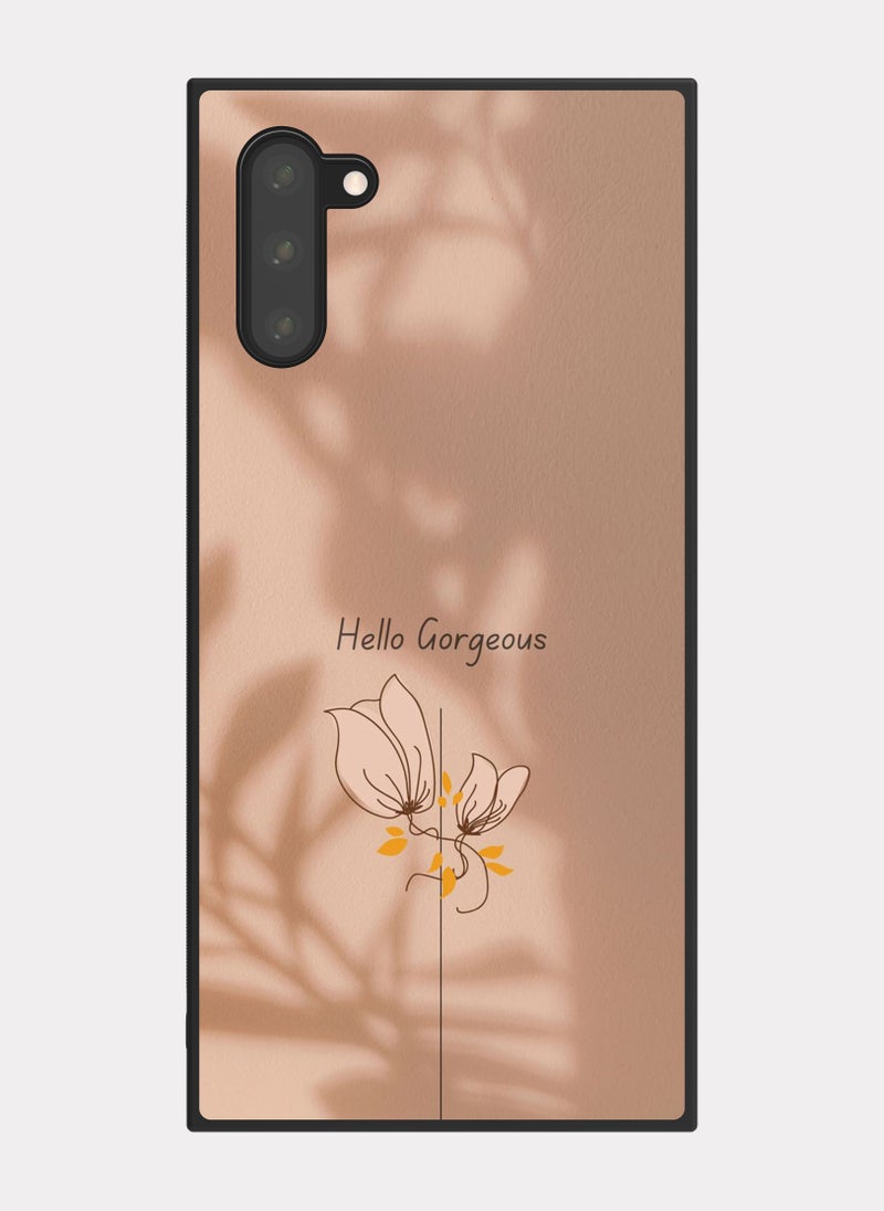 بكسلات كفر سامسونج جالكسي نوت 10 اقتباس انجليزي مرحبا أيها الرائع - Image 1