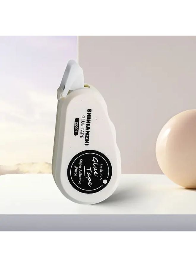 White Mini Double Sided Tape For Scrapbook Creative Crafts School Office Stationery - Image 2