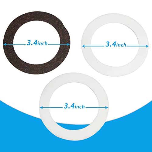 Pokin Above Ground Swimming Pool Complete Return Jet Fitting with Gasket and Adapter by Blavit - Image 5