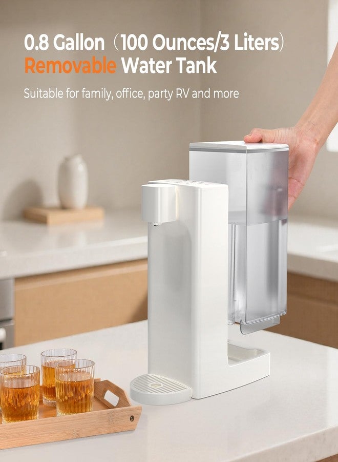 Dawnstar Electric Kettles, D20 Instant Hot Water Dispenser for Quick Boiling & Dispense, Adjustable 3 Temperatures & 5 Water Volume, Removable 0.8 Gallon 100 Ounce Water Tank Capacity, BPA Free - Image 4
