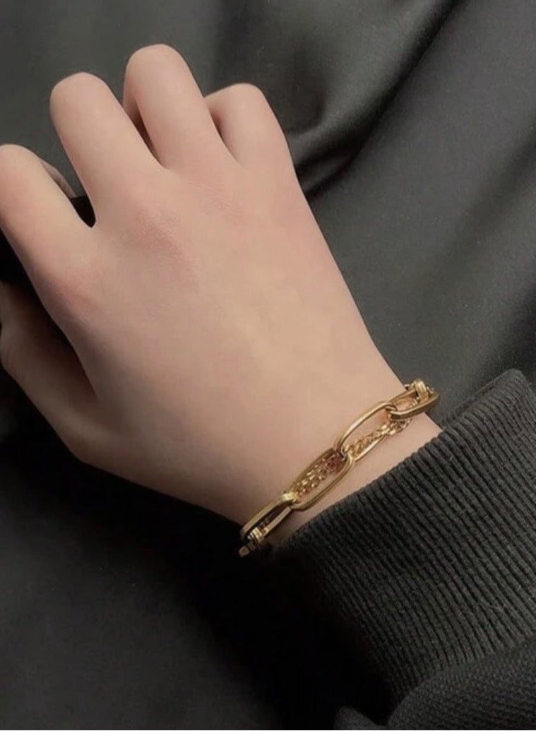 Jewelry 4You Elegant & High Quality Stainless Steel Gold Plated Bracelet Bangle For Women - Image 2